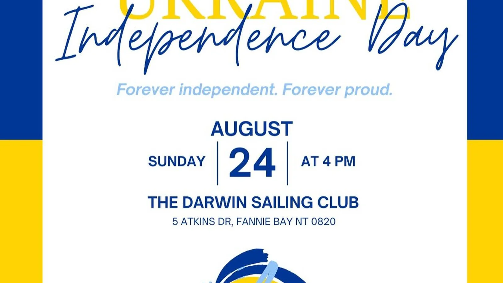 Ukraine Independence Day at Darwin Sailing Club 2025