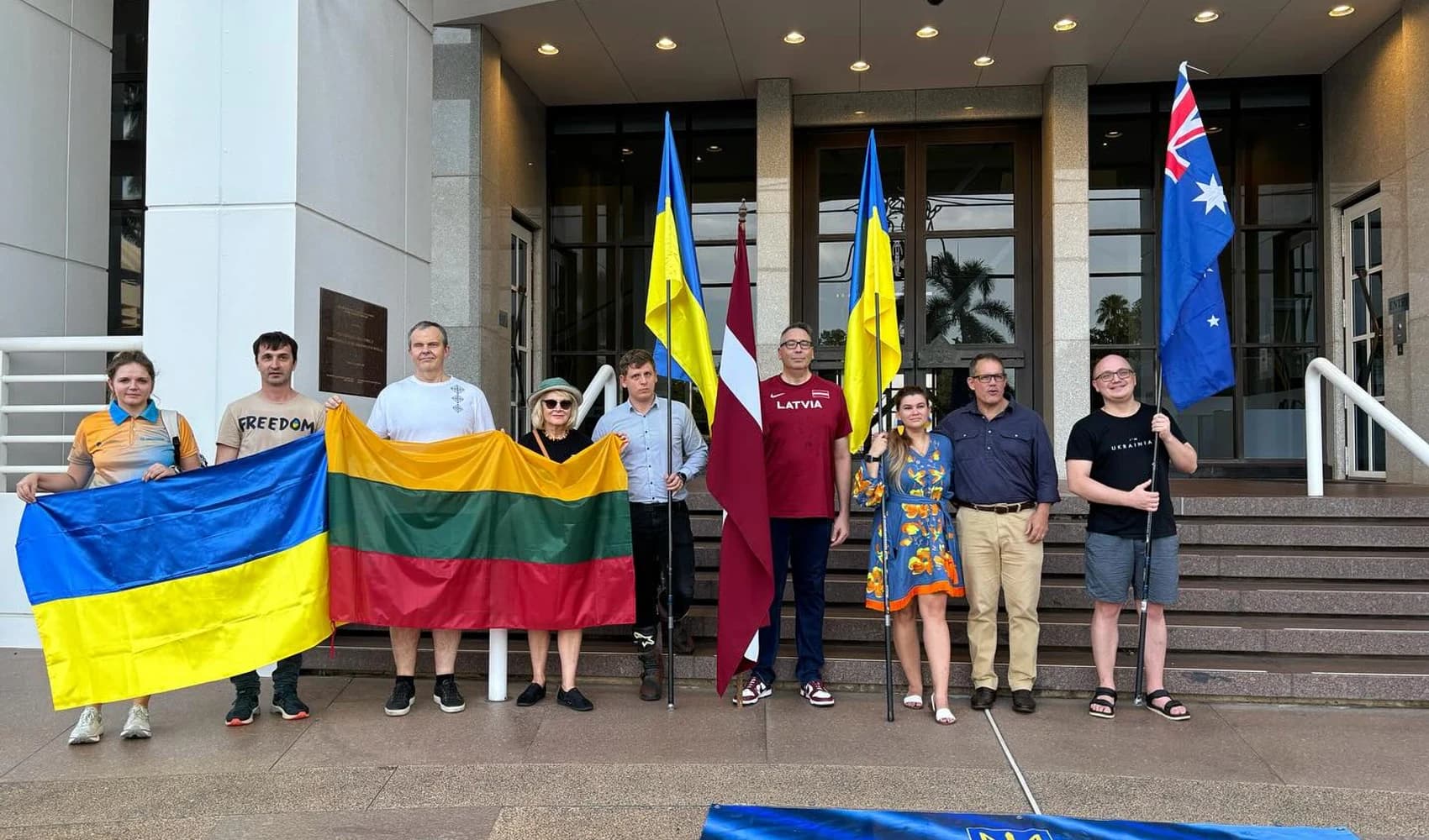 Ukraine's National Flag Day 2025 in Darwin