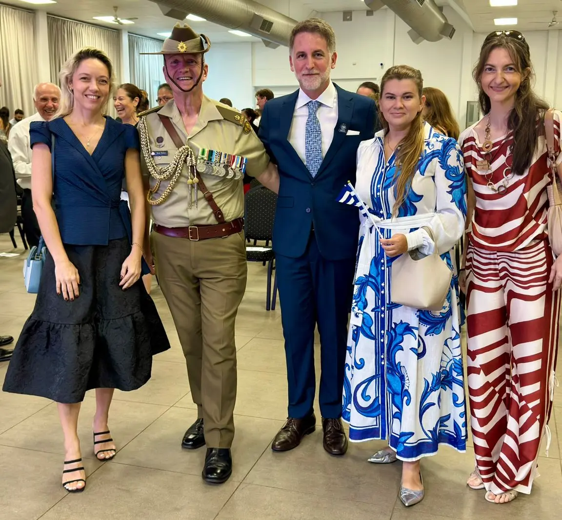 UAANT community members at Greek Independence Day celebration