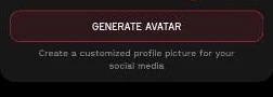 The personalised profile-picture generator button in a STRUM account